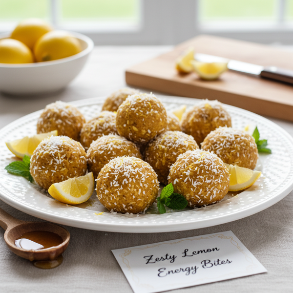 Zesty Lemon Energy Bites recipe