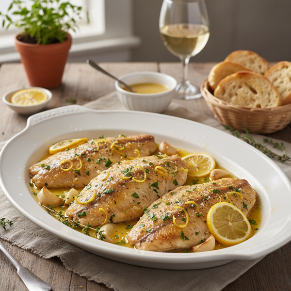 Zesty Lemon Garlic Baked Tilapia recipe