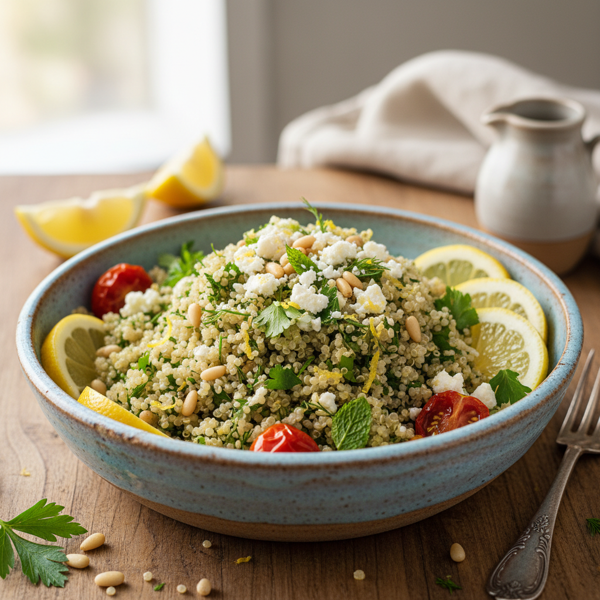 Zesty Lemon Herb Quinoa recipe