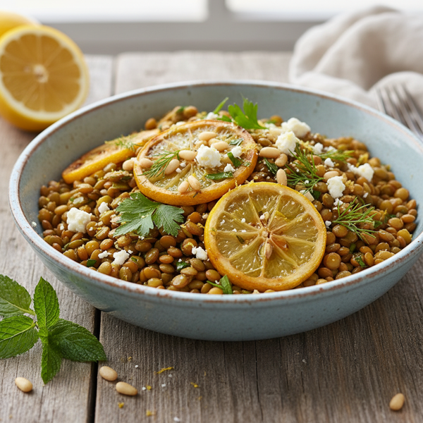 Zesty Lemon Lentil Delight recipe
