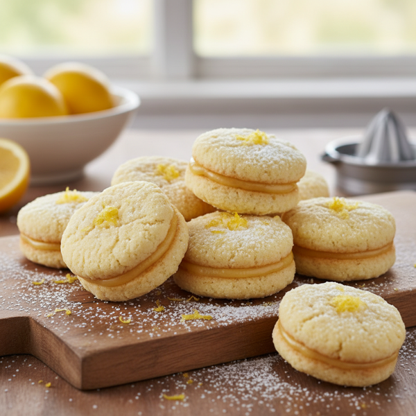 Zesty Lemon Melting Moments recipe