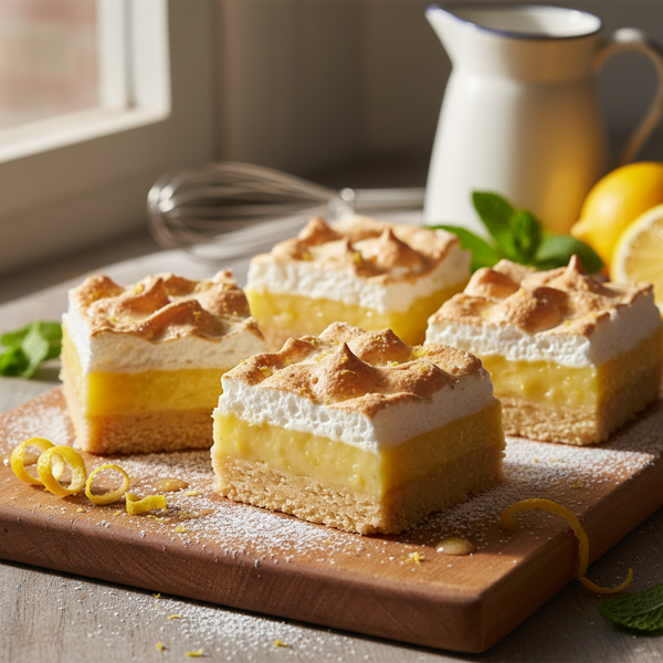 Zesty Lemon Meringue Delight Bars recipe