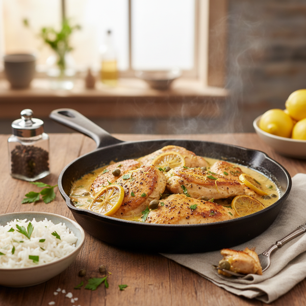 Zesty Lemon Pepper Butter Chicken Delight recipe