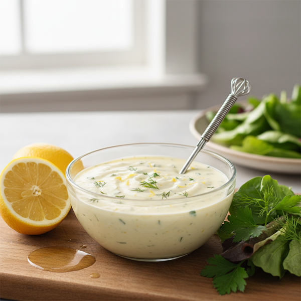 Zesty Lemon Yogurt Dressing recipe