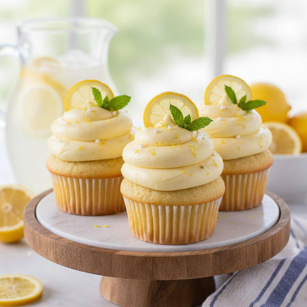 Zesty Lemonade Dream Cupcakes recipe
