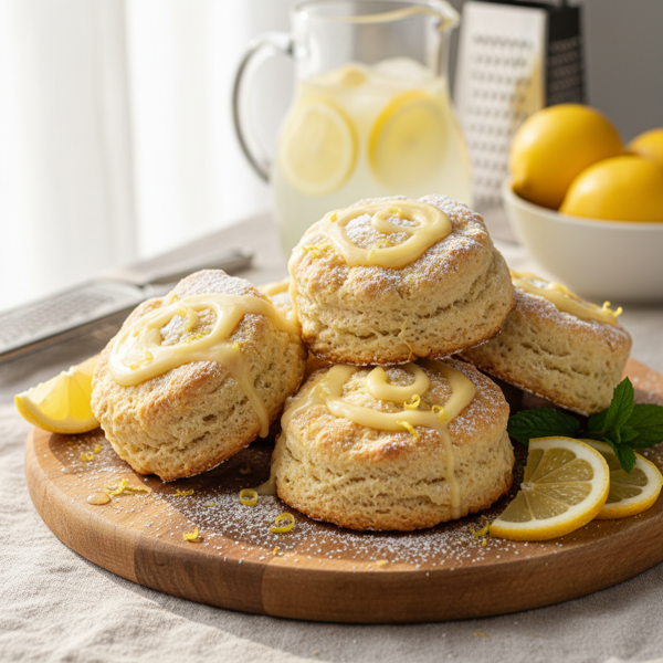 Zesty Lemonade Scones recipe