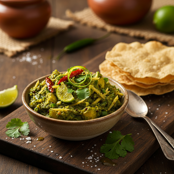 Zesty Lime Chutney Delight recipe