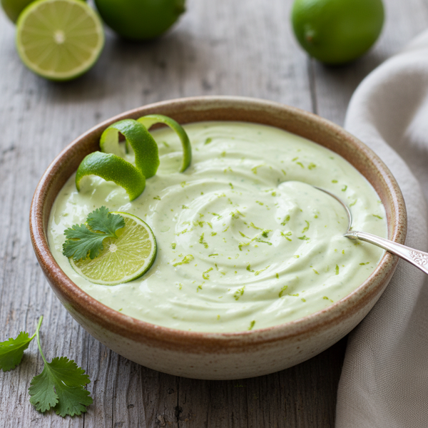 Zesty Lime Crema recipe