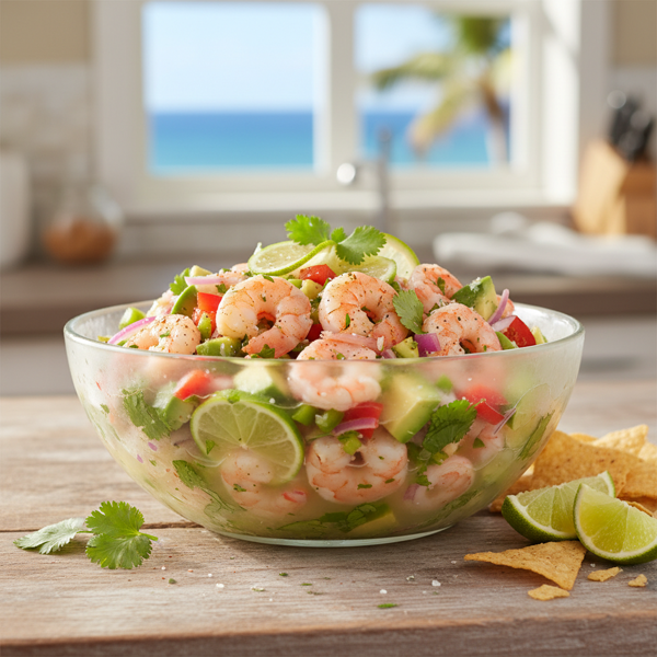 Zesty Lime Shrimp Ceviche recipe