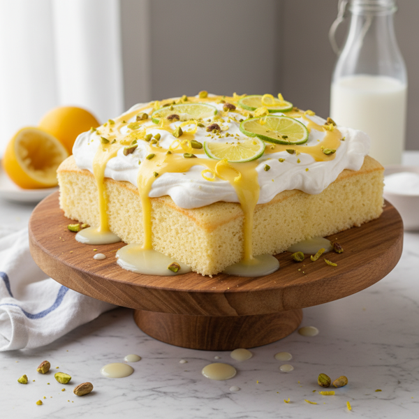 Zesty Limon Tres Leches Cake recipe