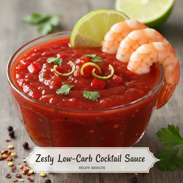 Zesty Low-Carb Cocktail Sauce recipe