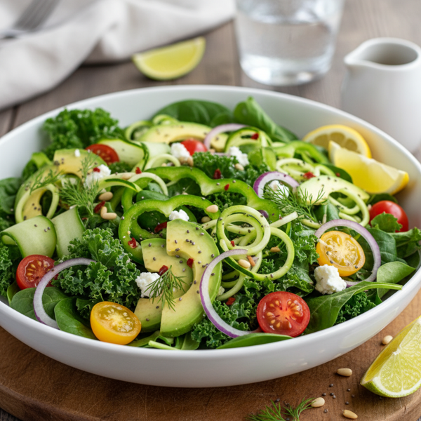 Zesty Low-Carb Green Salad Delight recipe