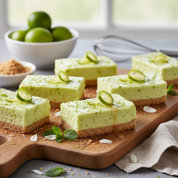 Zesty Low-Fat Key Lime Dream Bars recipe