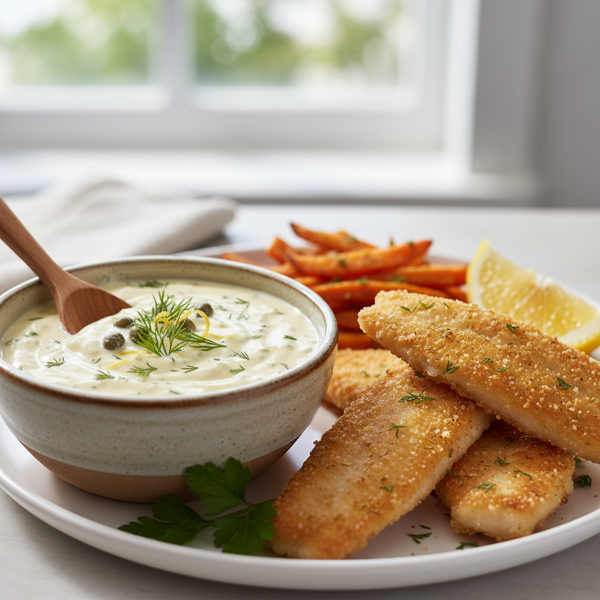 Zesty Low-Fat Tartar Sauce recipe