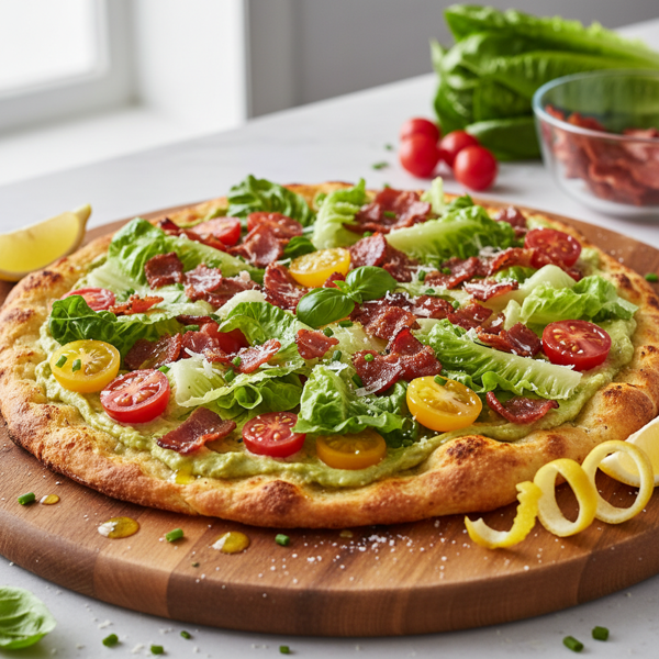 Zesty Low Carb BLT Pizza Delight recipe