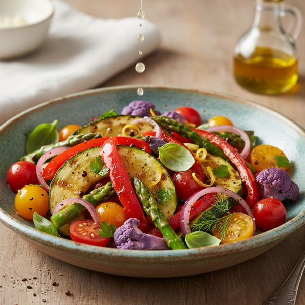 Zesty Marinated Vegetable Medley recipe