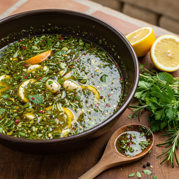 Zesty Mediterranean Herb Marinade recipe
