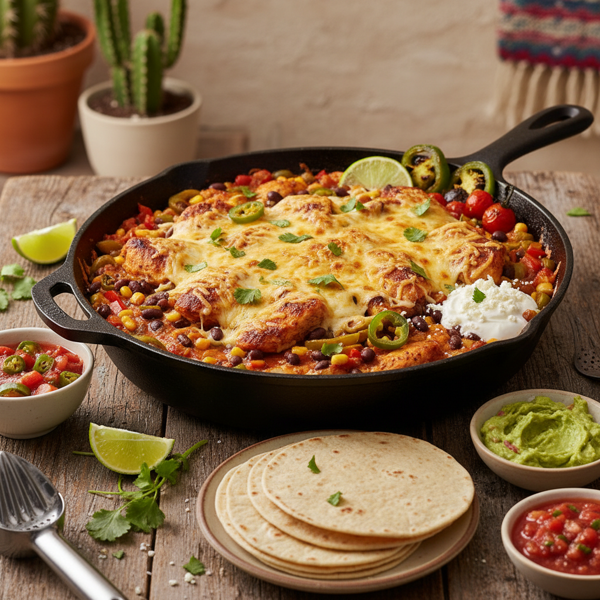 Zesty Mexicali Chicken Skillet recipe
