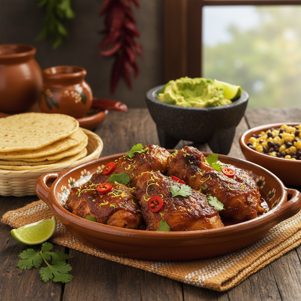 Zesty Mexican Chicken Adobo recipe