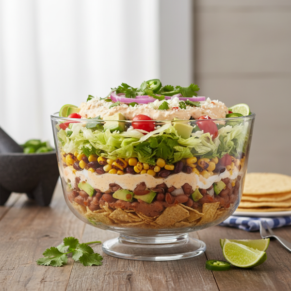 Zesty Mexican Layered Salad recipe