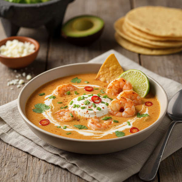Zesty Mexican Shrimp Bisque recipe