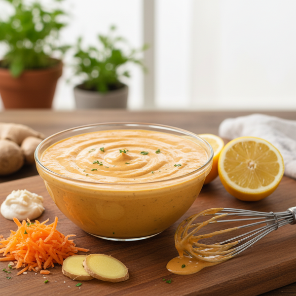 Zesty Miso Carrot-Ginger Dressing recipe