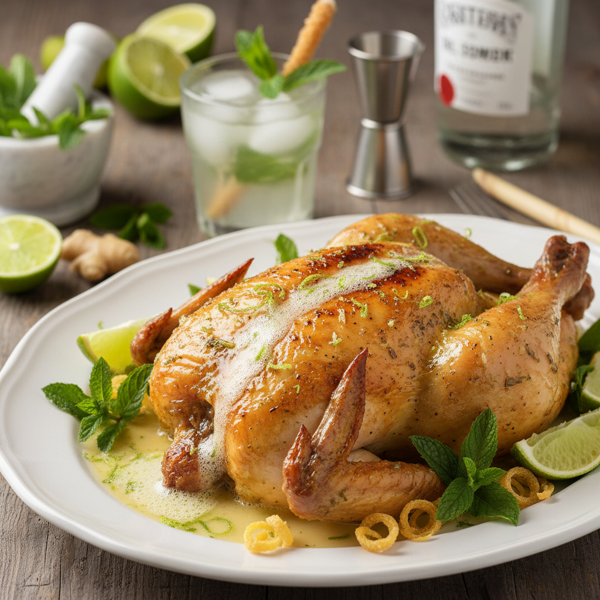 Zesty Mojito-Infused Chicken Delight recipe