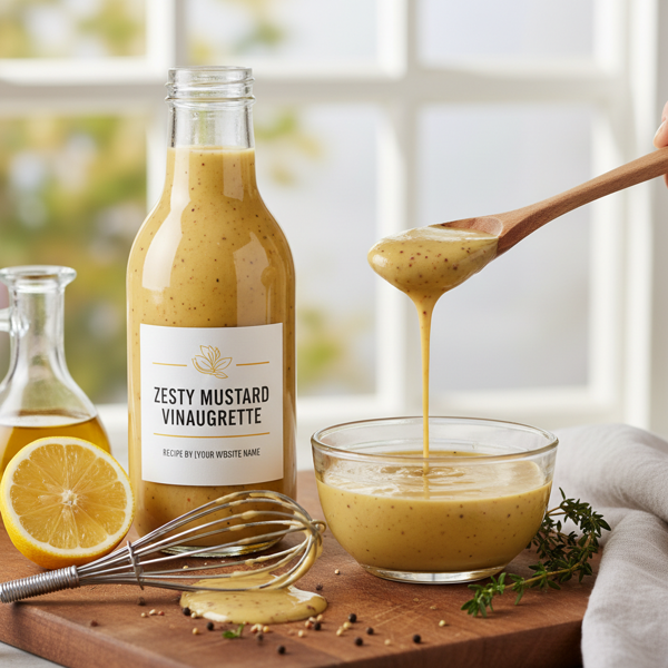 Zesty Mustard Vinaigrette Dressing recipe
