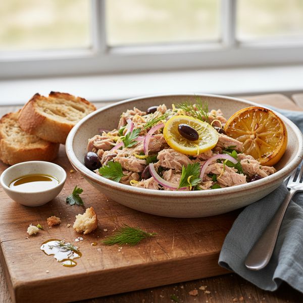 Zesty Olive Oil Tuna Salad recipe