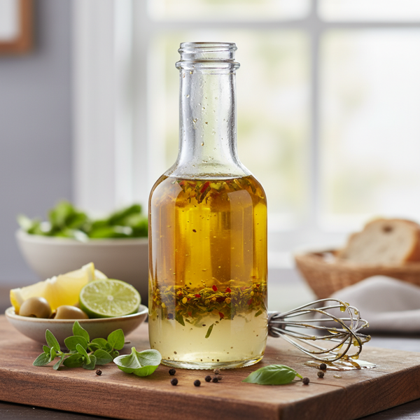 Zesty Olive Oil and Vinegar Vinaigrette recipe