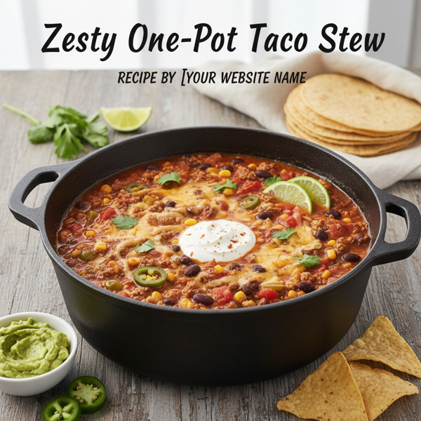 Zesty One-Pot Taco Stew recipe