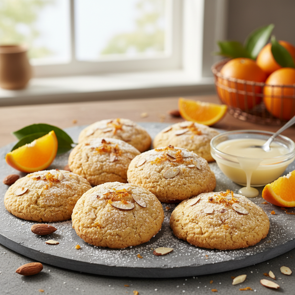 Zesty Orange-Almond Bliss Cookies recipe