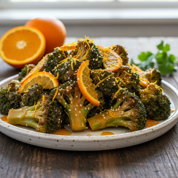 Zesty Orange-Glazed Broccoli recipe