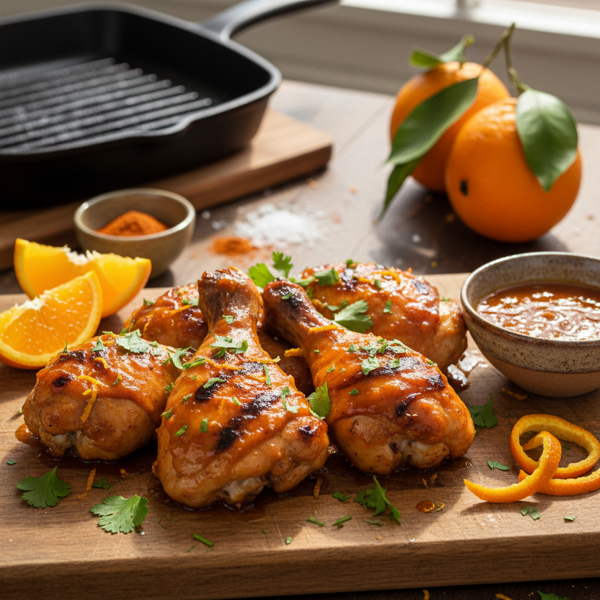 Zesty Orange BBQ Chicken Delight recipe