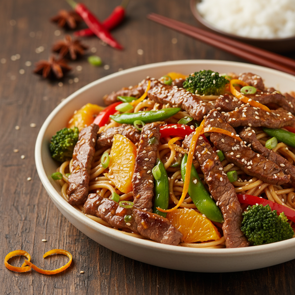 Zesty Orange Beef Stir-Fry recipe