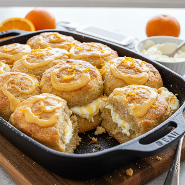 Zesty Orange Cream Cheese Biscuit Bake recipe