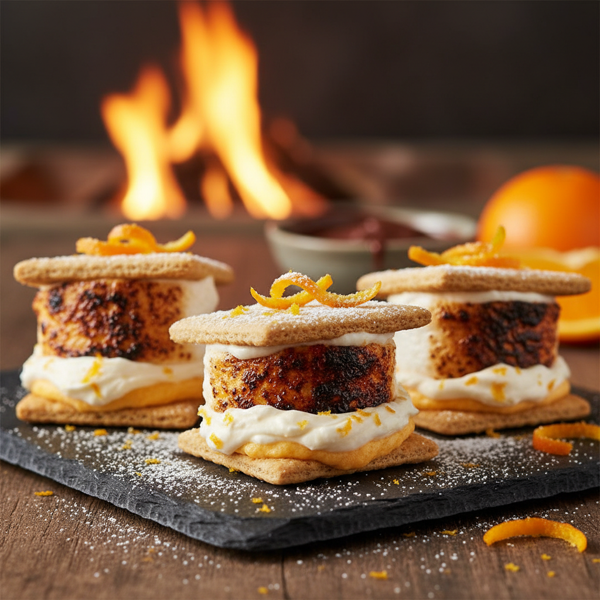 Zesty Orange Cream S'mores recipe