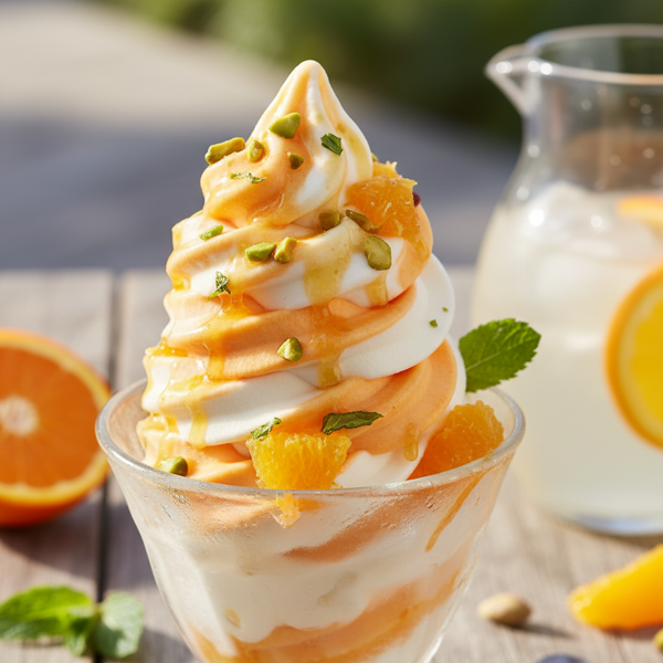 Zesty Orange Dream Frozen Yogurt recipe