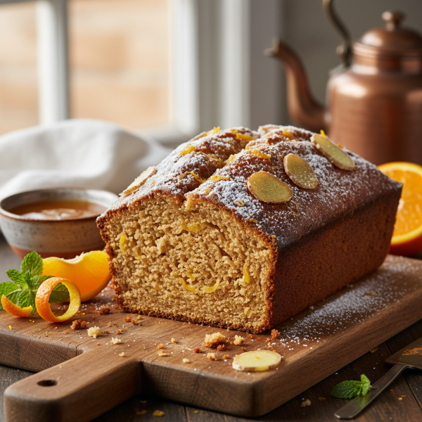 Zesty Orange Ginger Bread recipe