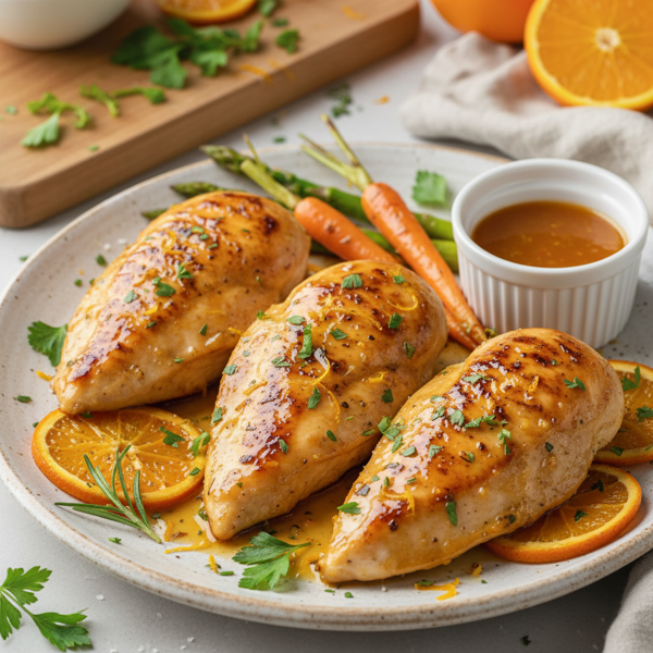 Zesty Orange Herb Chicken Breasts recipe
