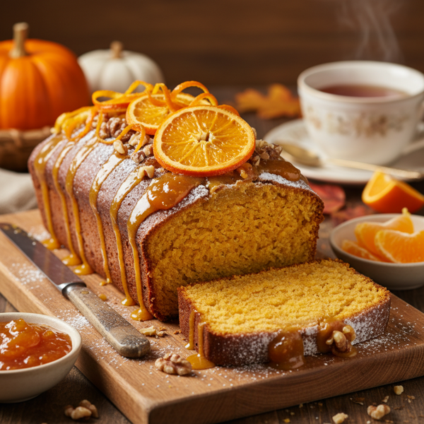 Zesty Orange Marmalade Pumpkin Bread recipe