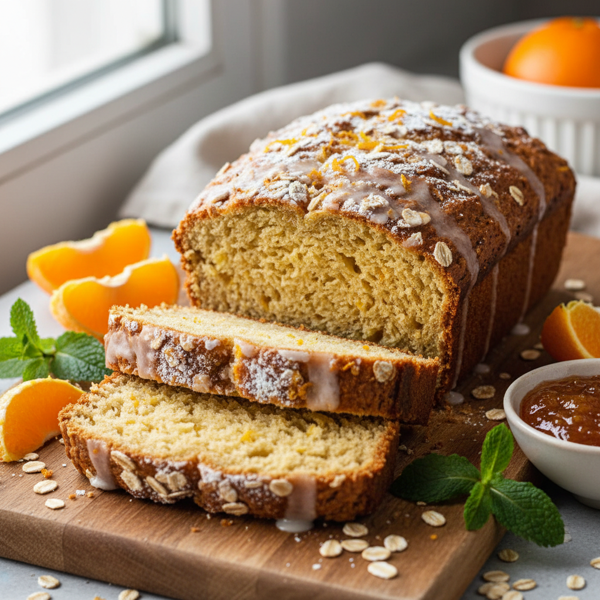 Zesty Orange Oatmeal Bread recipe