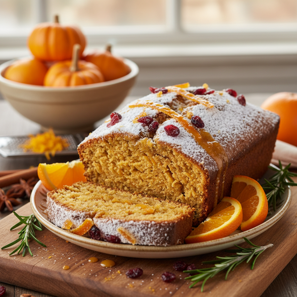 Zesty Orange Pumpkin Loaf recipe