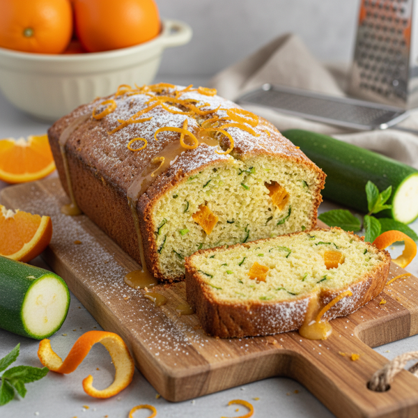 Zesty Orange Zucchini Bread recipe