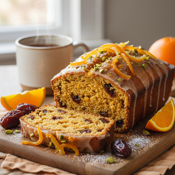 Zesty Orange & Date Pumpkin Loaf recipe
