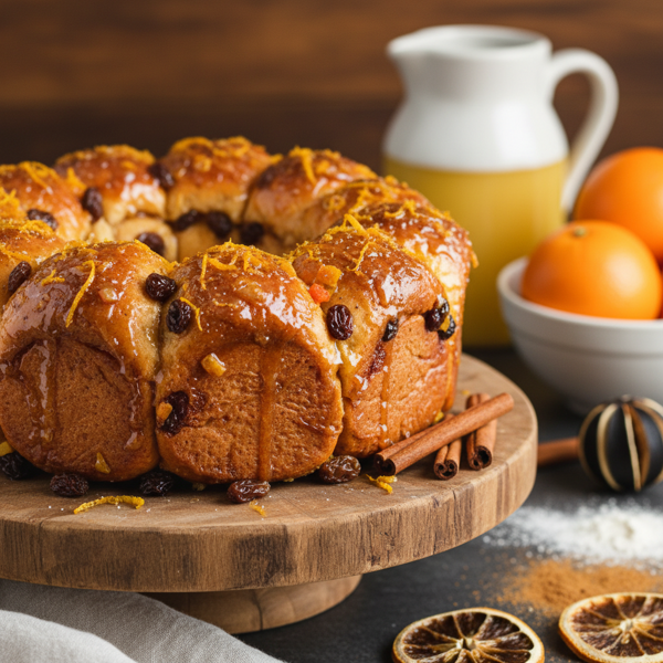 Zesty Overnight Orange Cinnamon Monkey Bread recipe