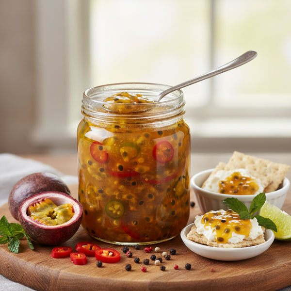 Zesty Passion Fruit Pepper Jelly recipe