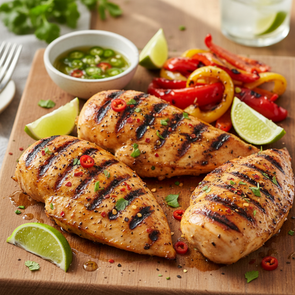 Zesty Pepper-Lime Grilled Chicken recipe