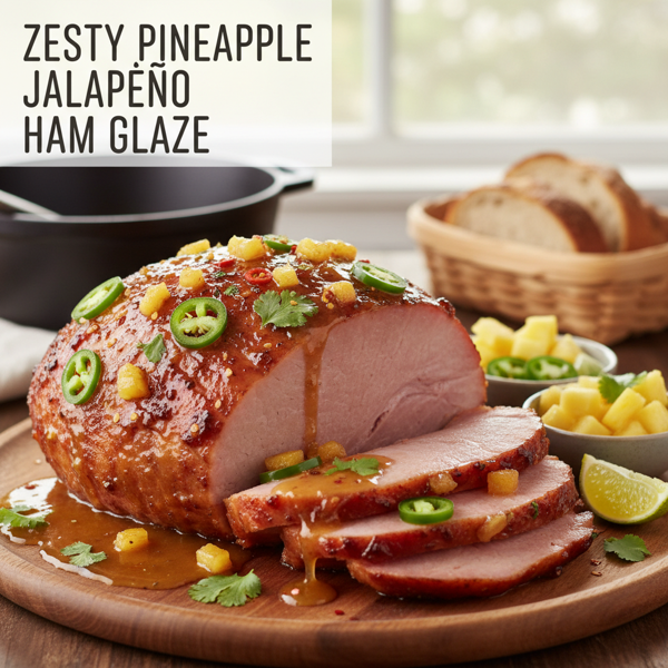 Zesty Pineapple Jalapeño Ham Glaze recipe
