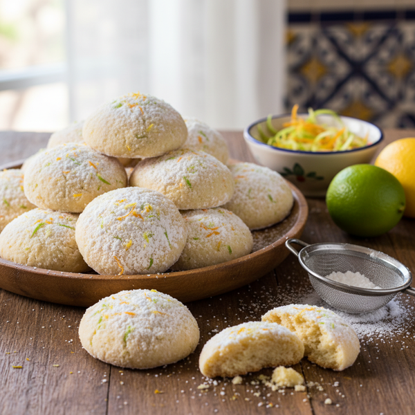 Zesty Polvorones (Mexican Wedding Cakes) recipe